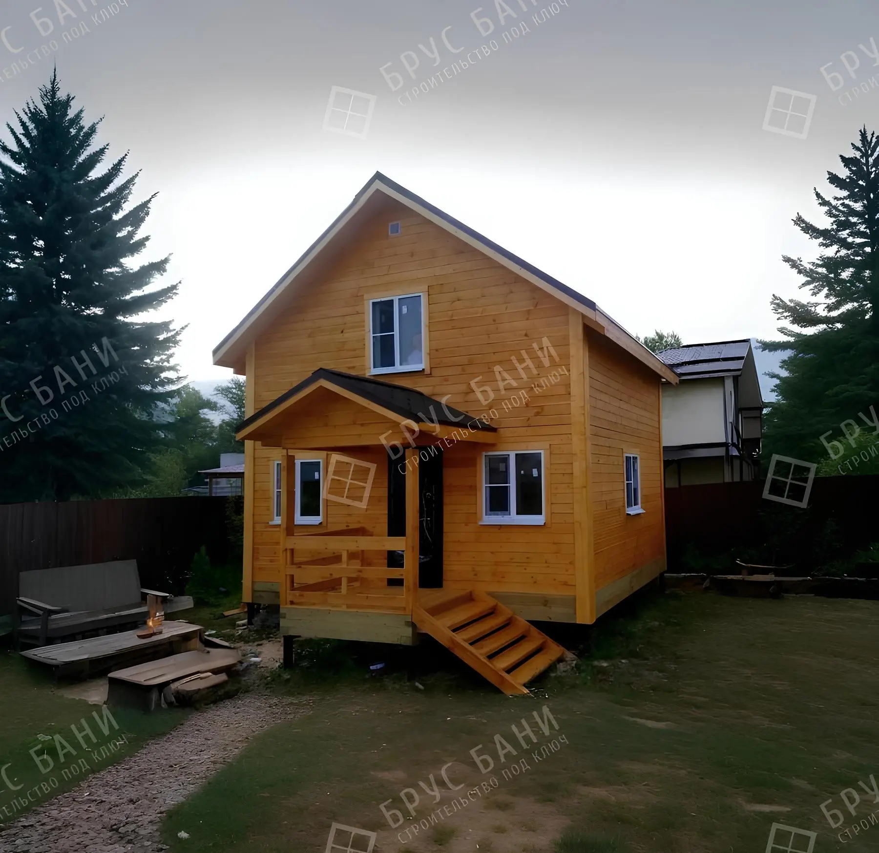  Баня из бруса 5х6