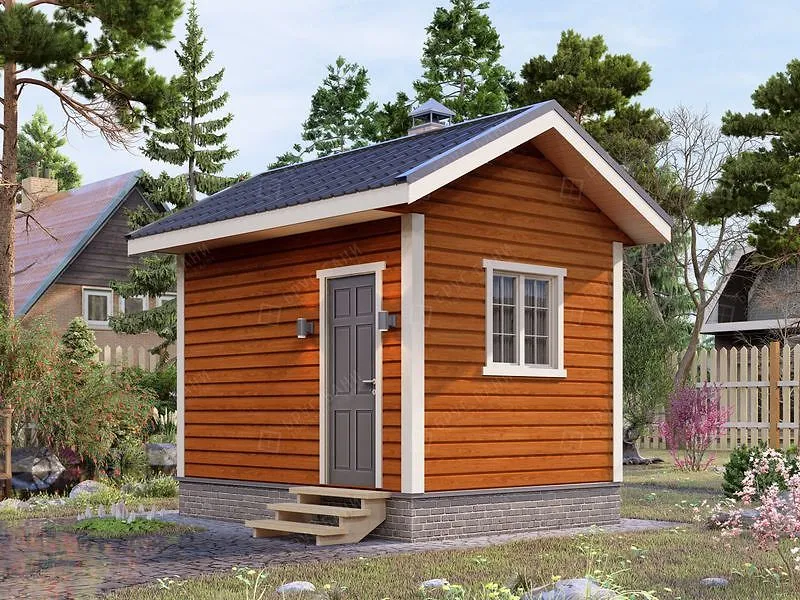 Баня из бруса Рязань 3x4