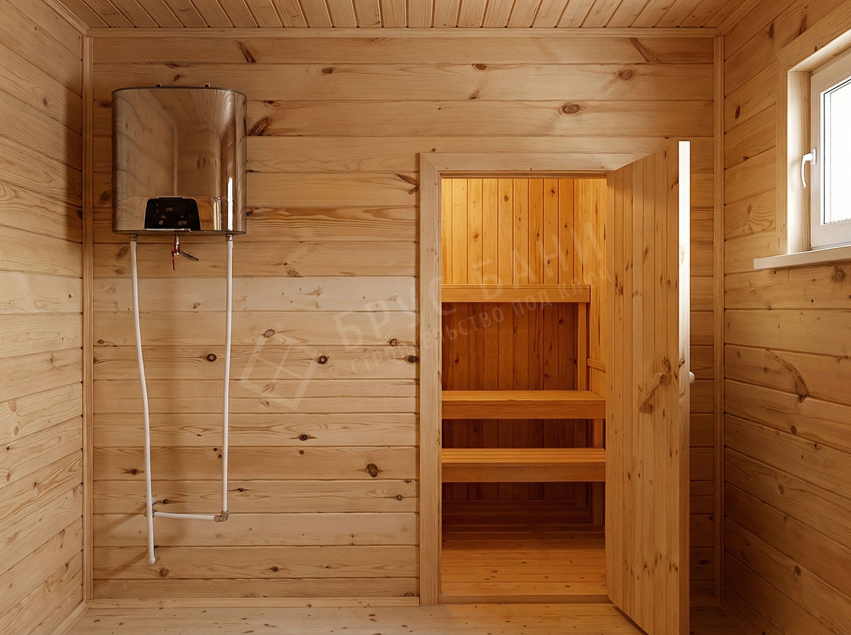 Выносной котел самоварного типа