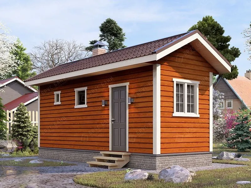 Баня из бруса Суворов 2.5x7 Баня из бруса Суворов 2.5x7