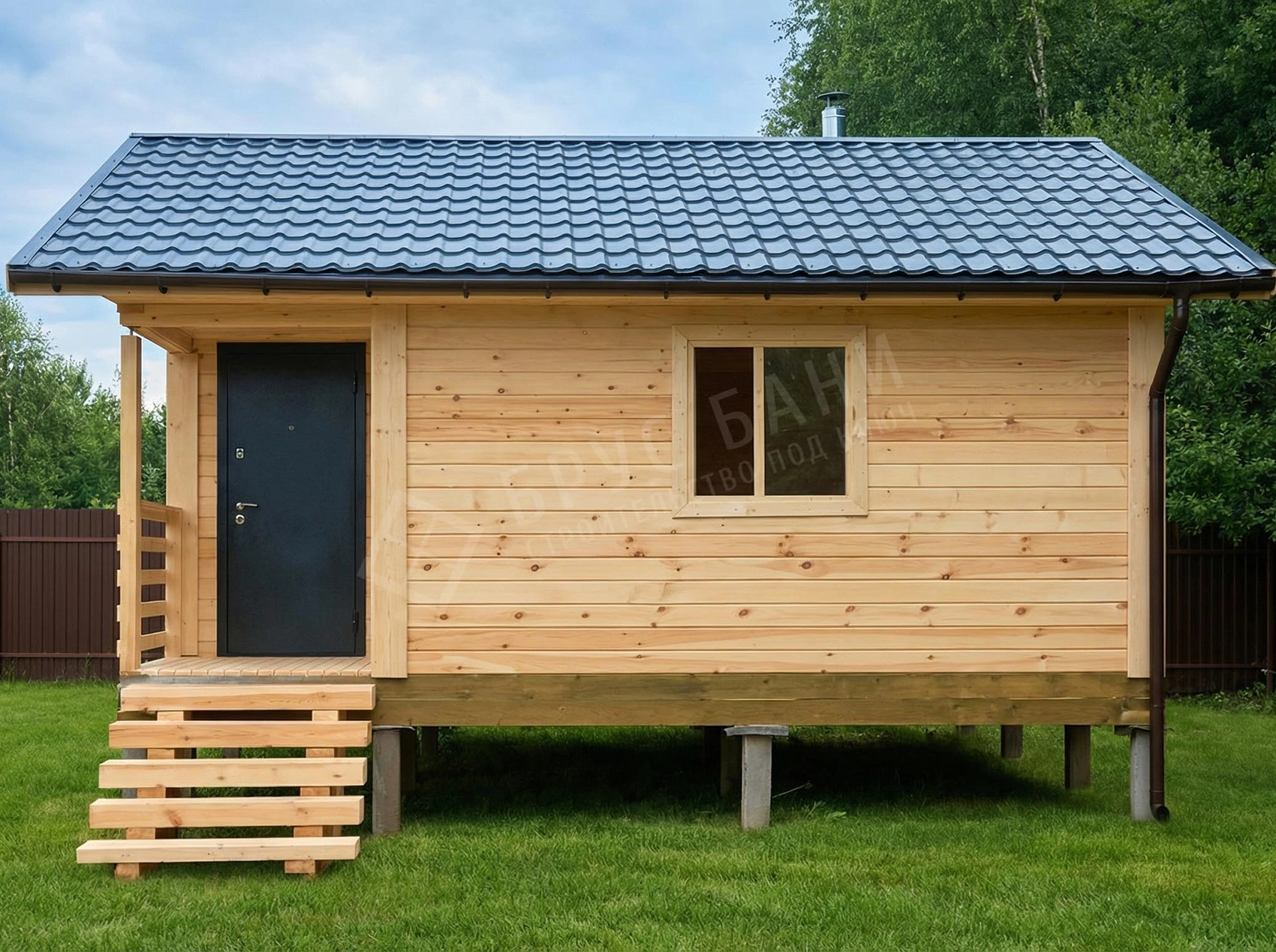 Баня из бруса 6х6