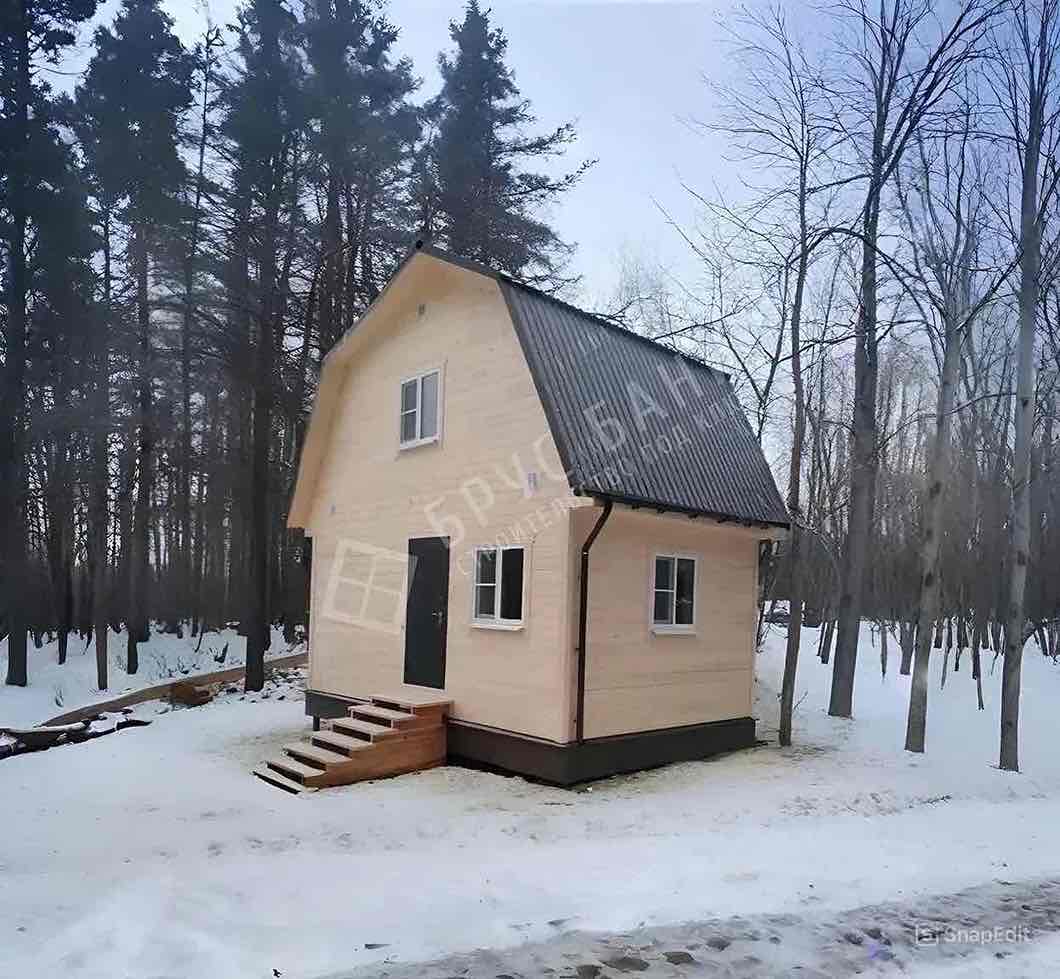 Каркасная баня 4х6