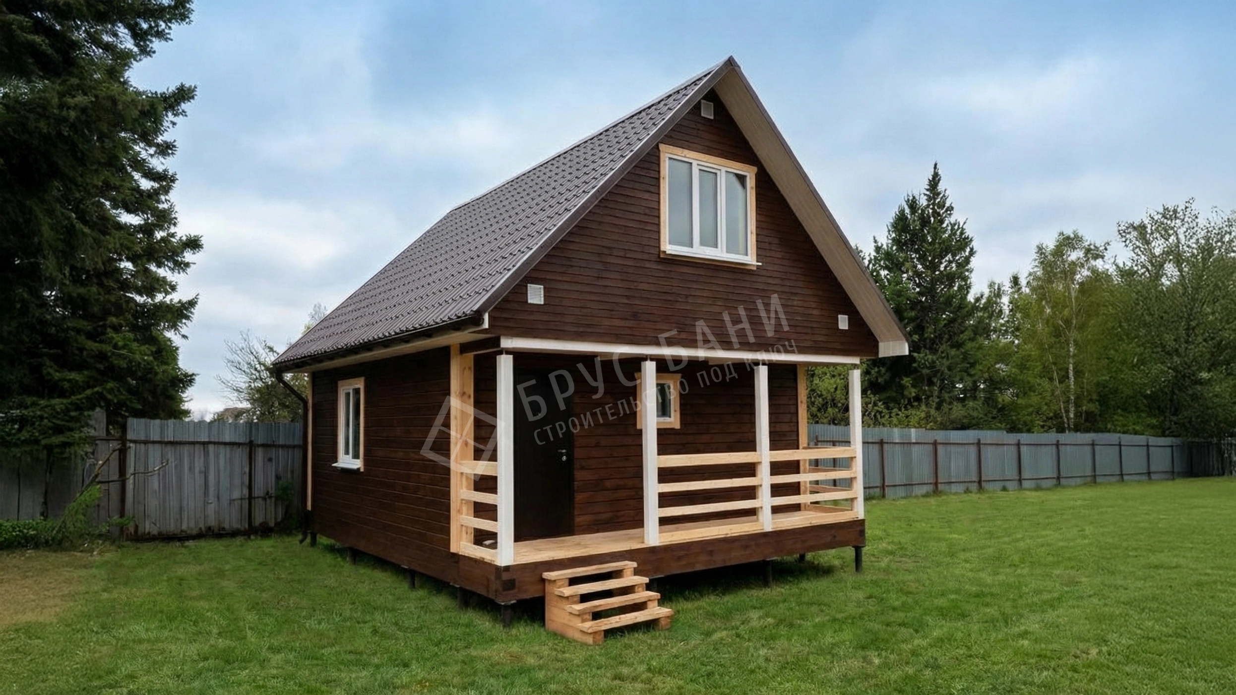Баня из бруса 6х7 Осташков