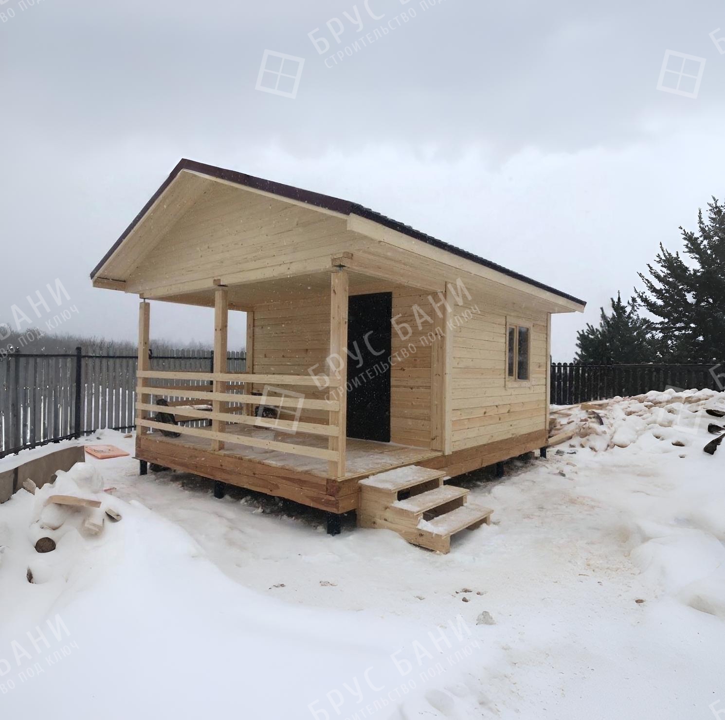 Баня из бруса 4х6 Смоленск