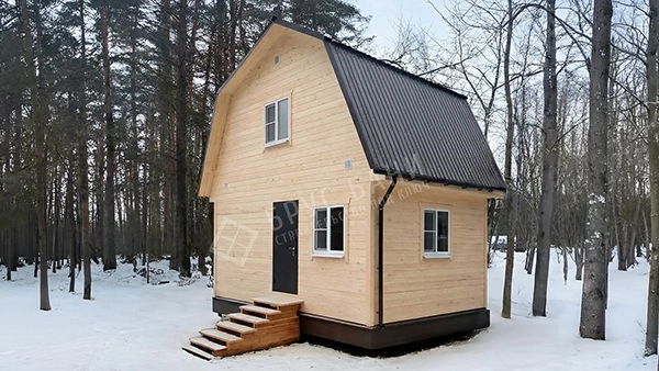 Каркасная баня 4х6 Гатчина
