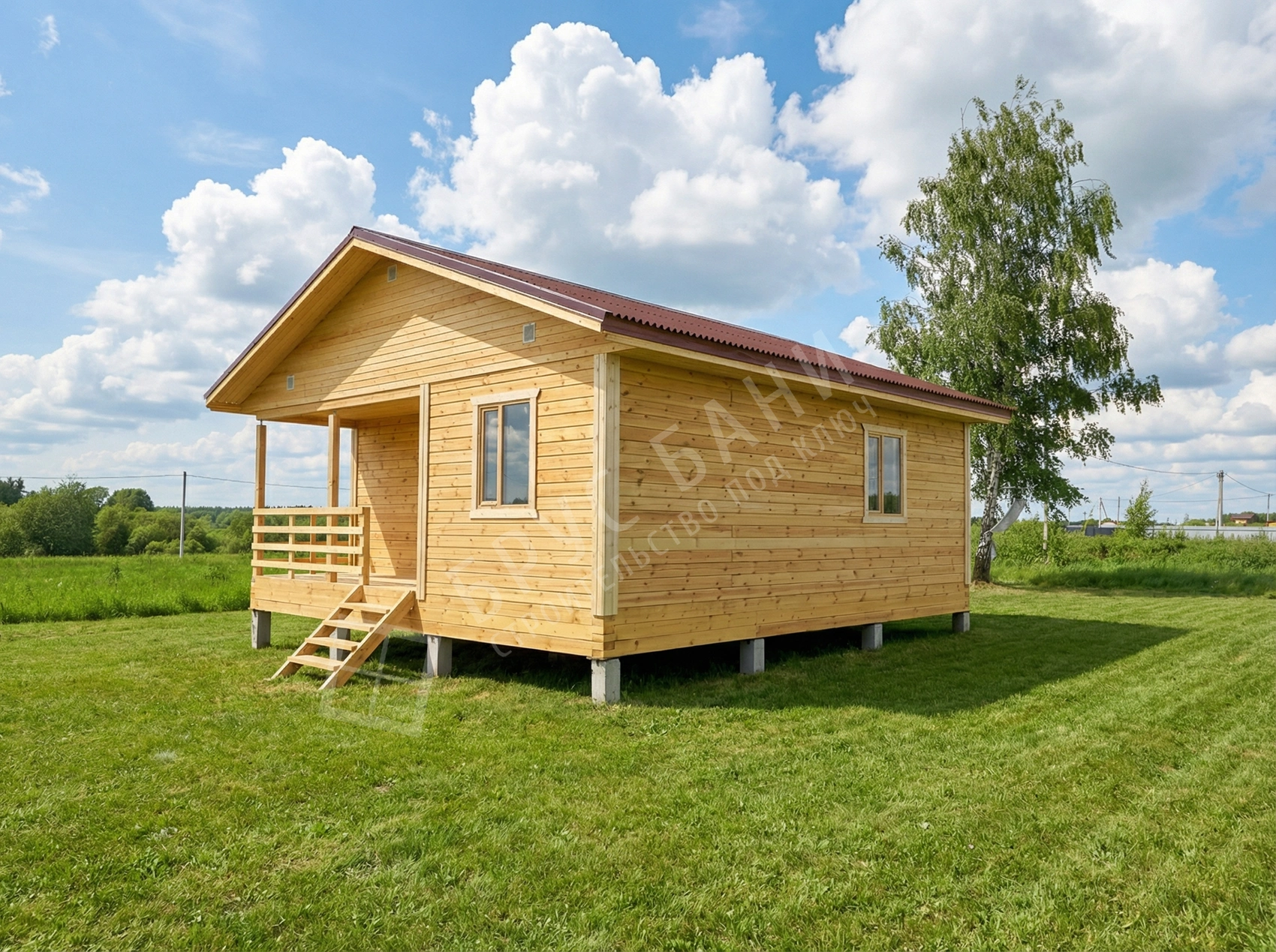 Дом из бруса под ключ