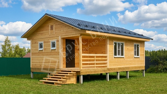 Дом из бруса 6х9 Сибай