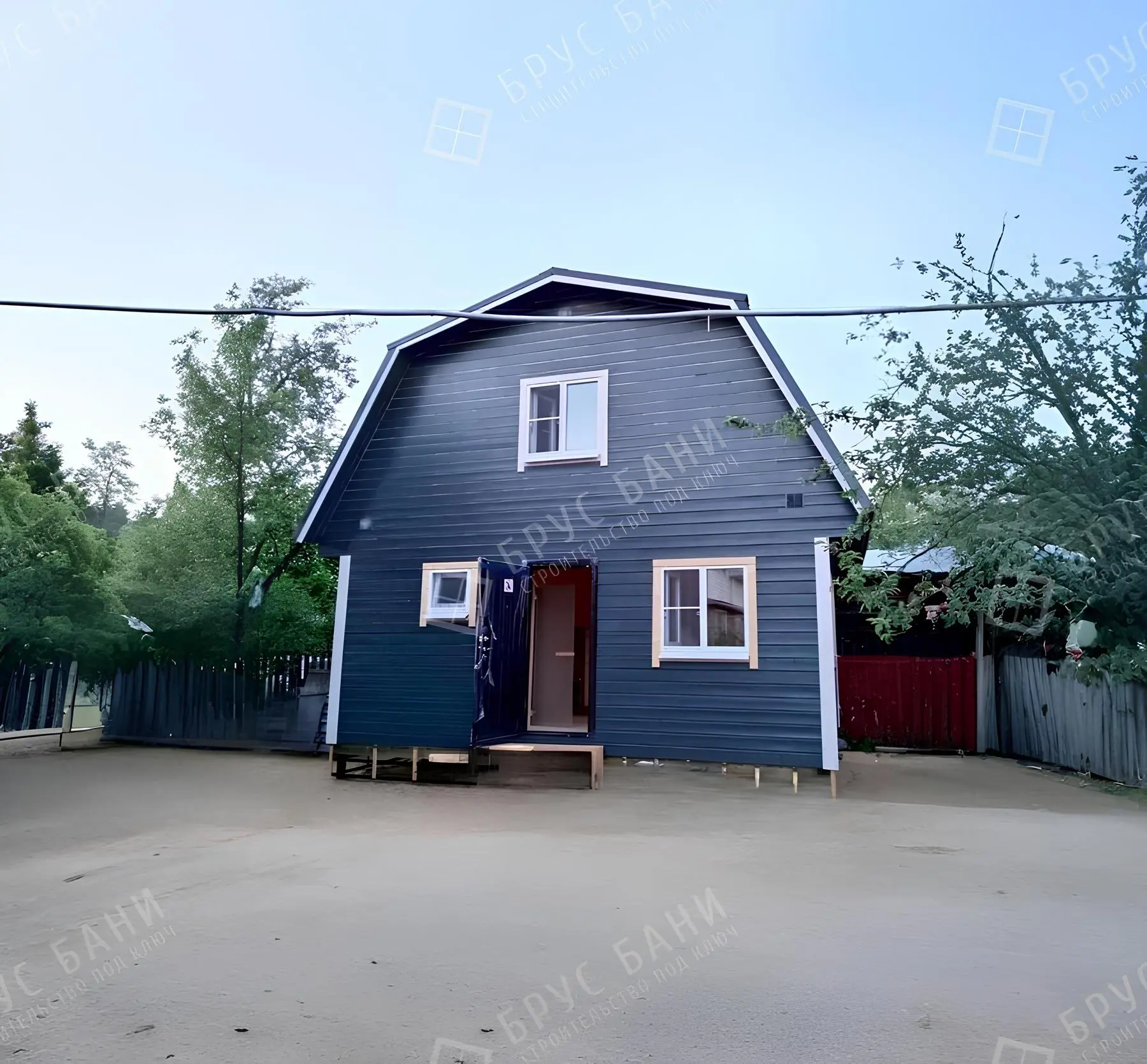 Каркасная баня 4х6. Номер договора 270488