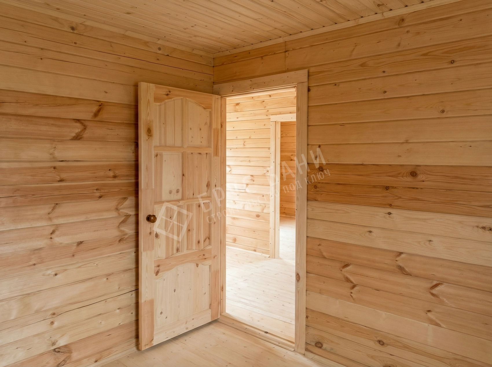 Внутренняя отделка дома из бруса 6х8