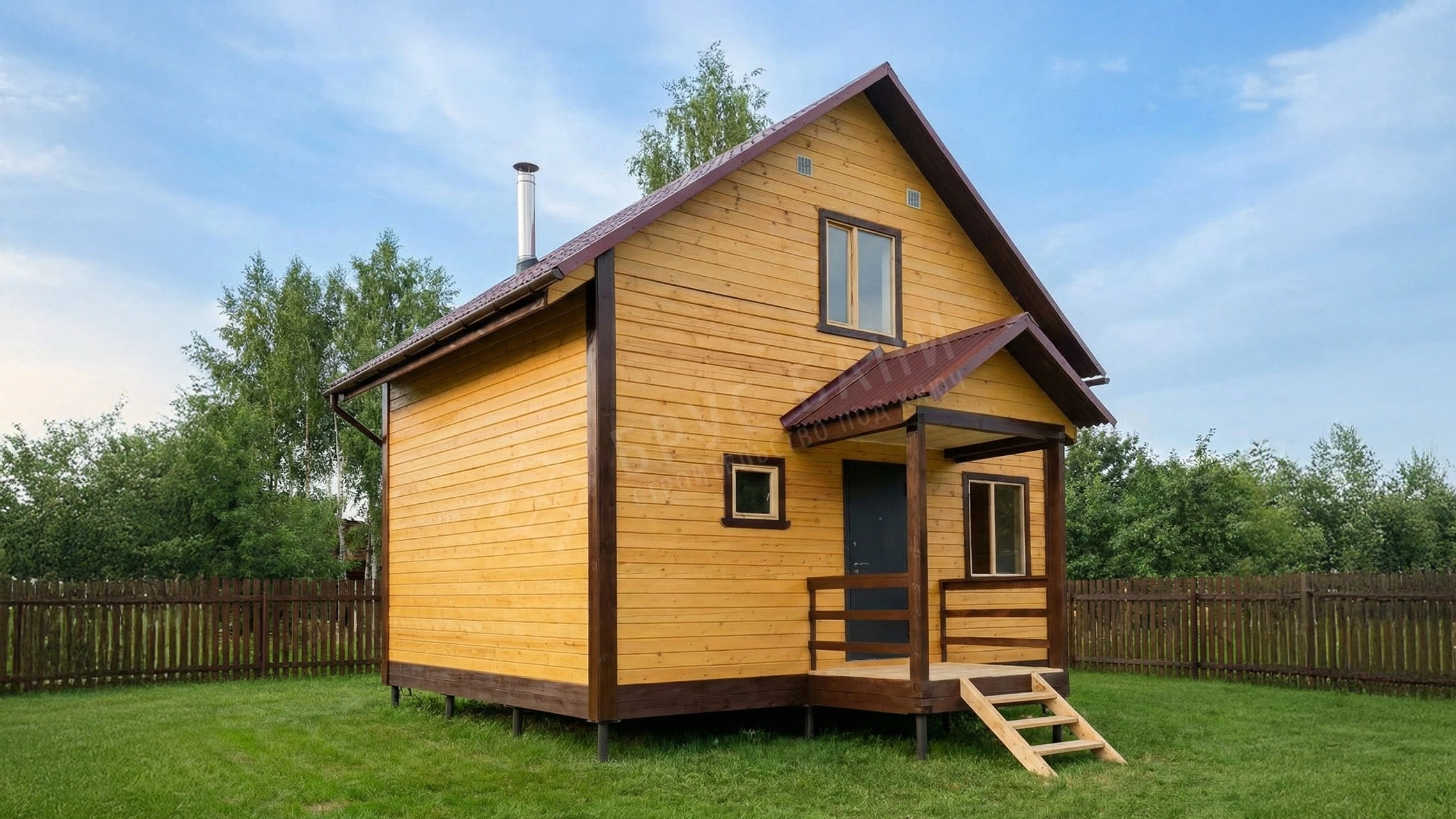 Баня из бруса 5х6 Плесецк