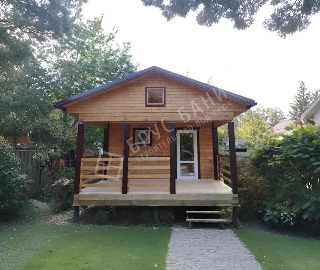 Баня из бруса 4.5х6 Ступино Баня из бруса 4.5х6 Ступино