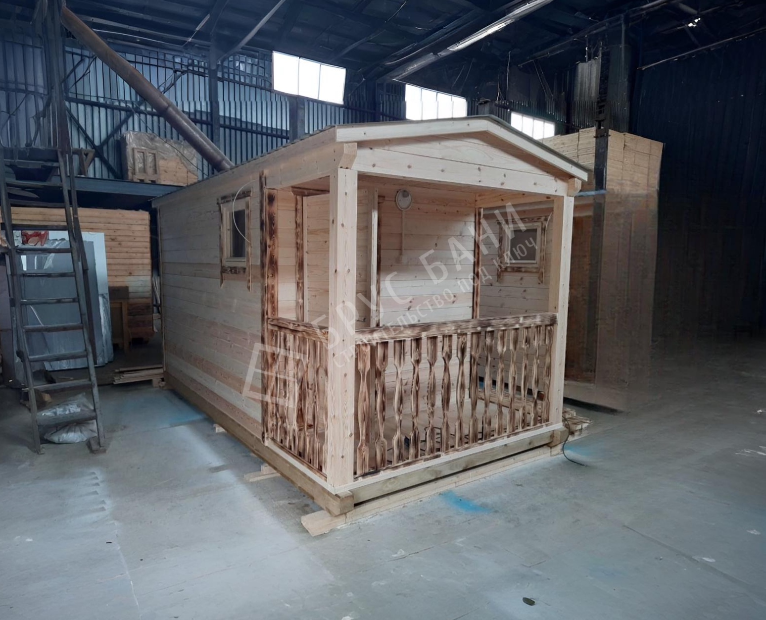 Готовая баня 2.3х4 Кирва