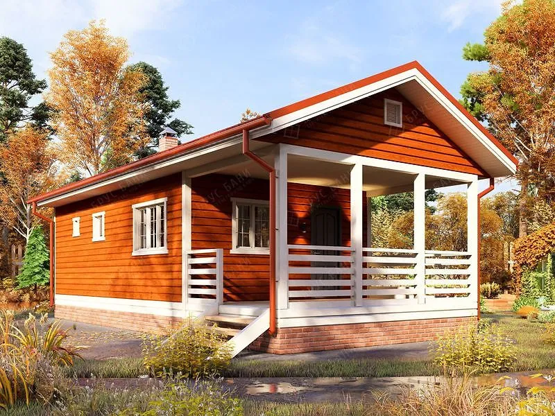 Баня из бруса Балтийск 5x11