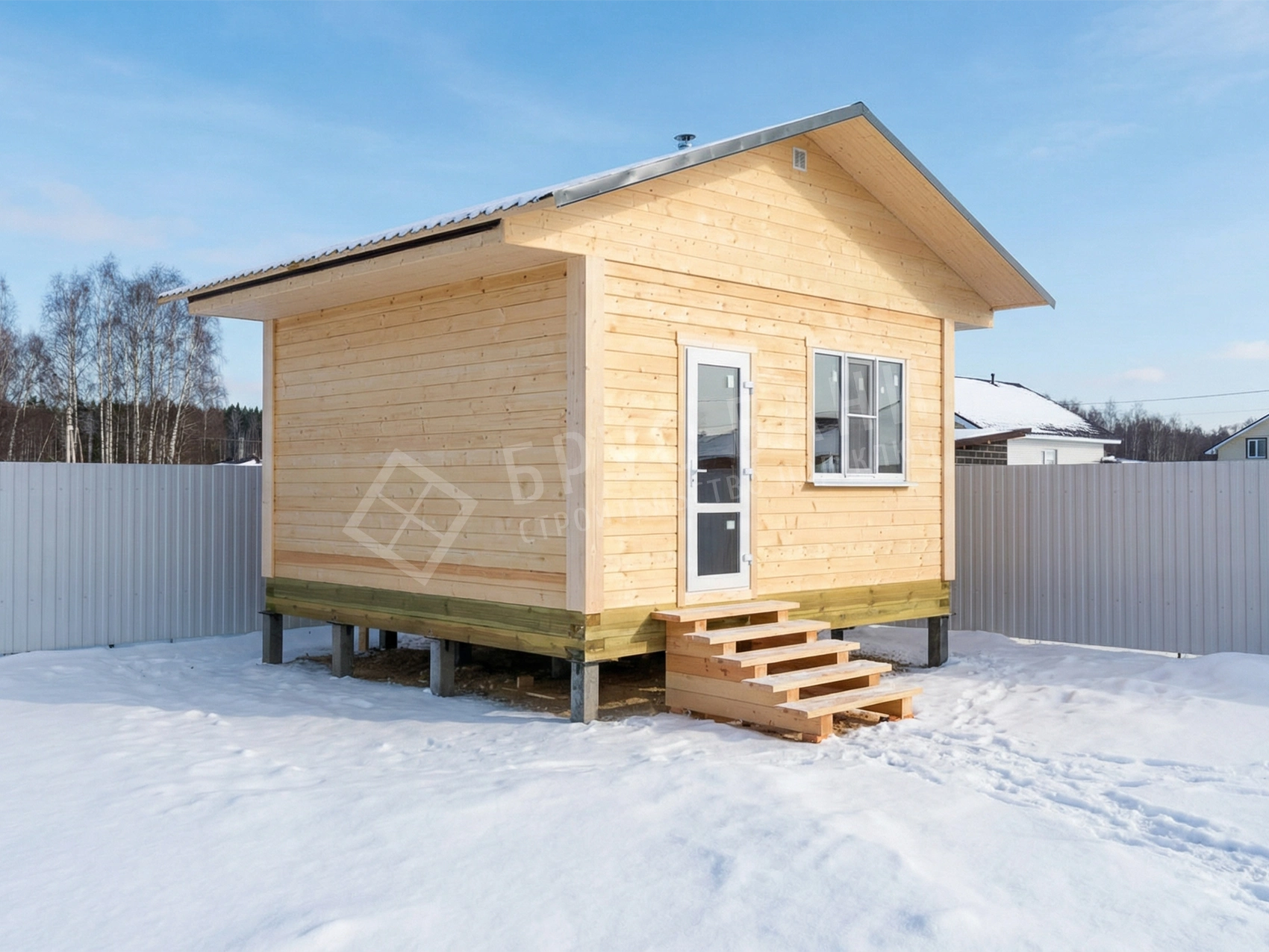 ▼ Баня из бруса 5Х5