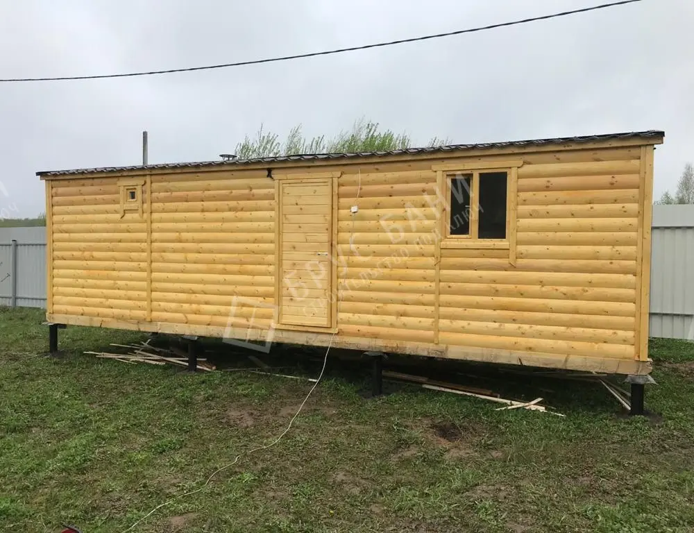 Готовая баня 2.3х8 Урал