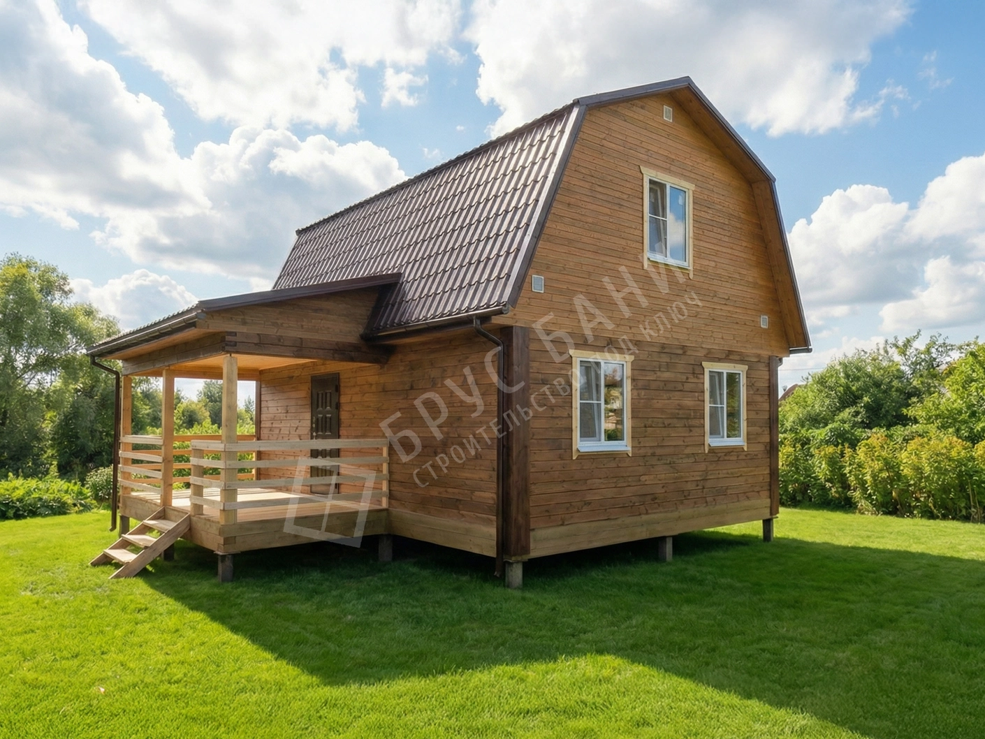 Дом из бруса 6х8