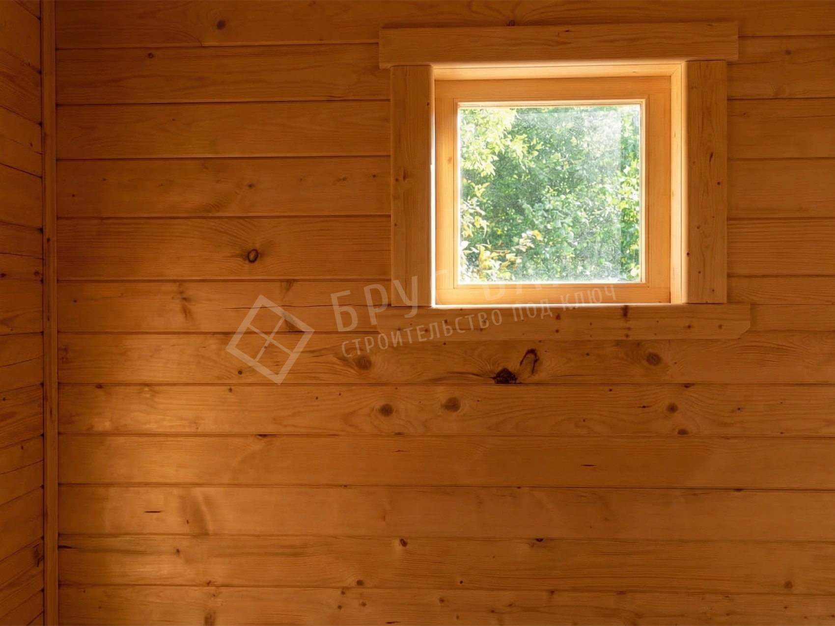 Окно в бане