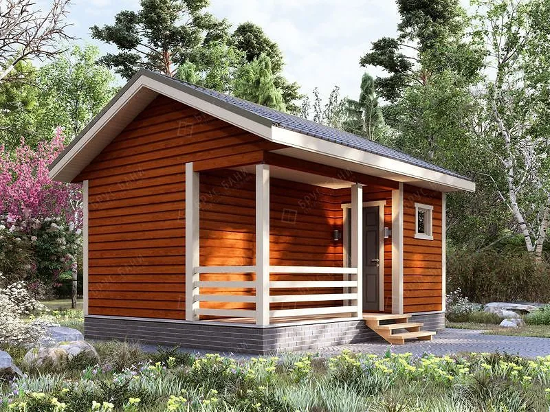 Баня из бруса Ногинск 4.5x6