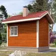 Баня из бруса 2.5x4 - фотография справа