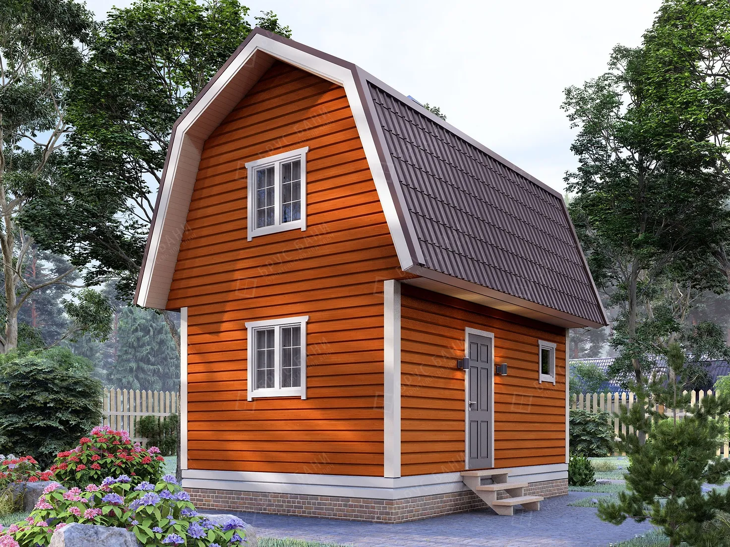 Баня из бруса 4x6 