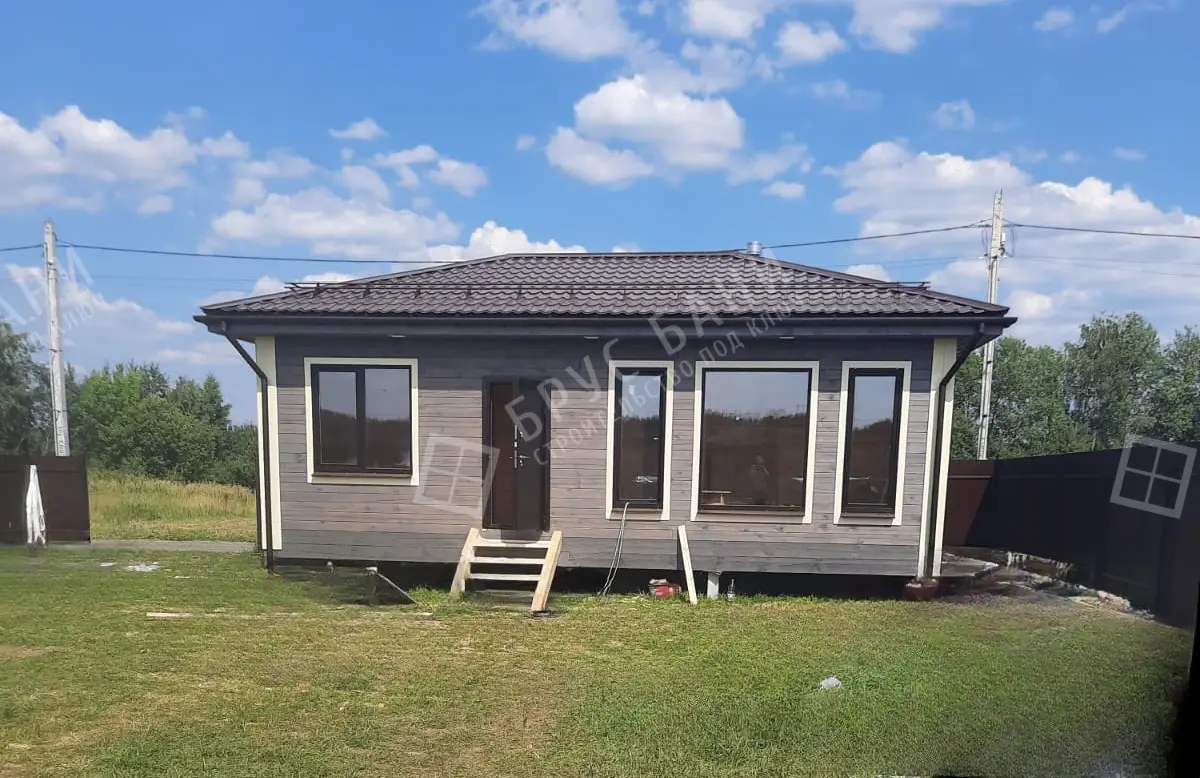 Баня из бруса 6х9,5 по индивидуальному проекту