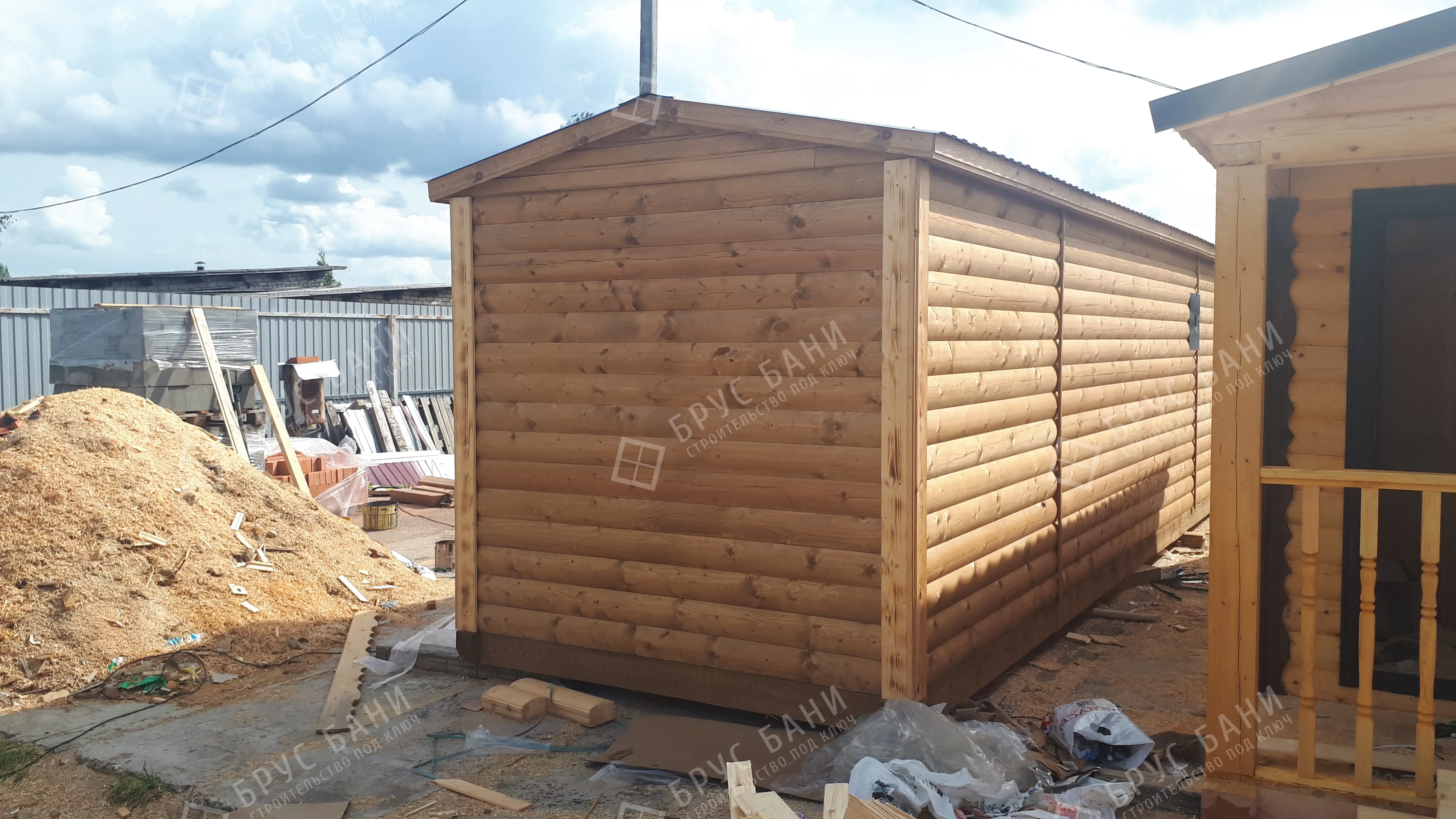 Мобильная баня 2,3х8