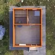 Баня из бруса 4.5x6 - планировка первого этажа