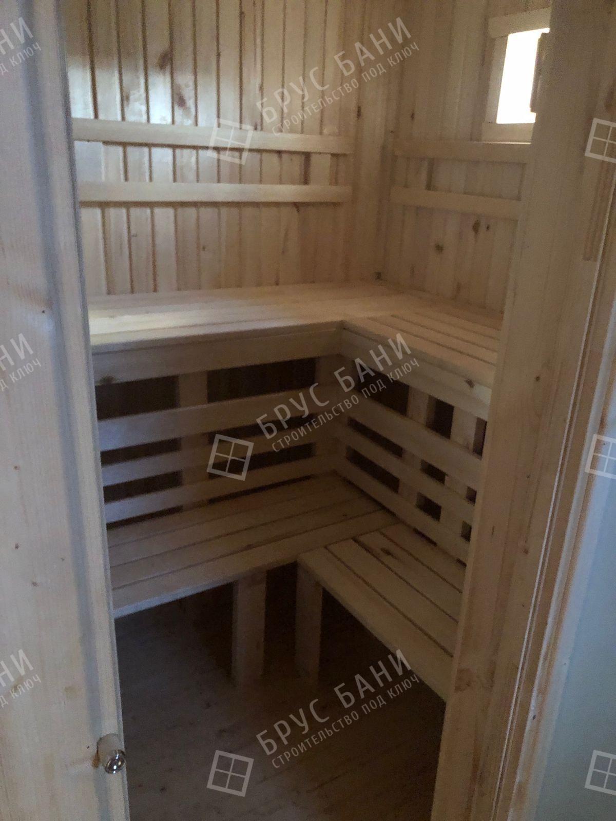 Парная в бане из бруса 4х6
