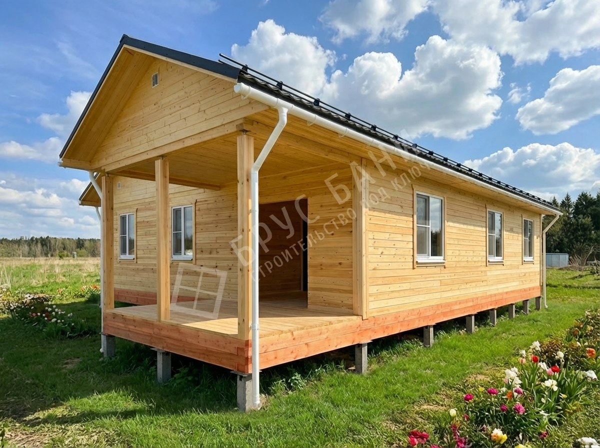Дом из бруса 10х14,5