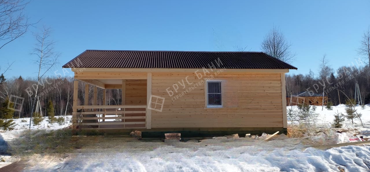Баня из бруса 6х9 Вытегра