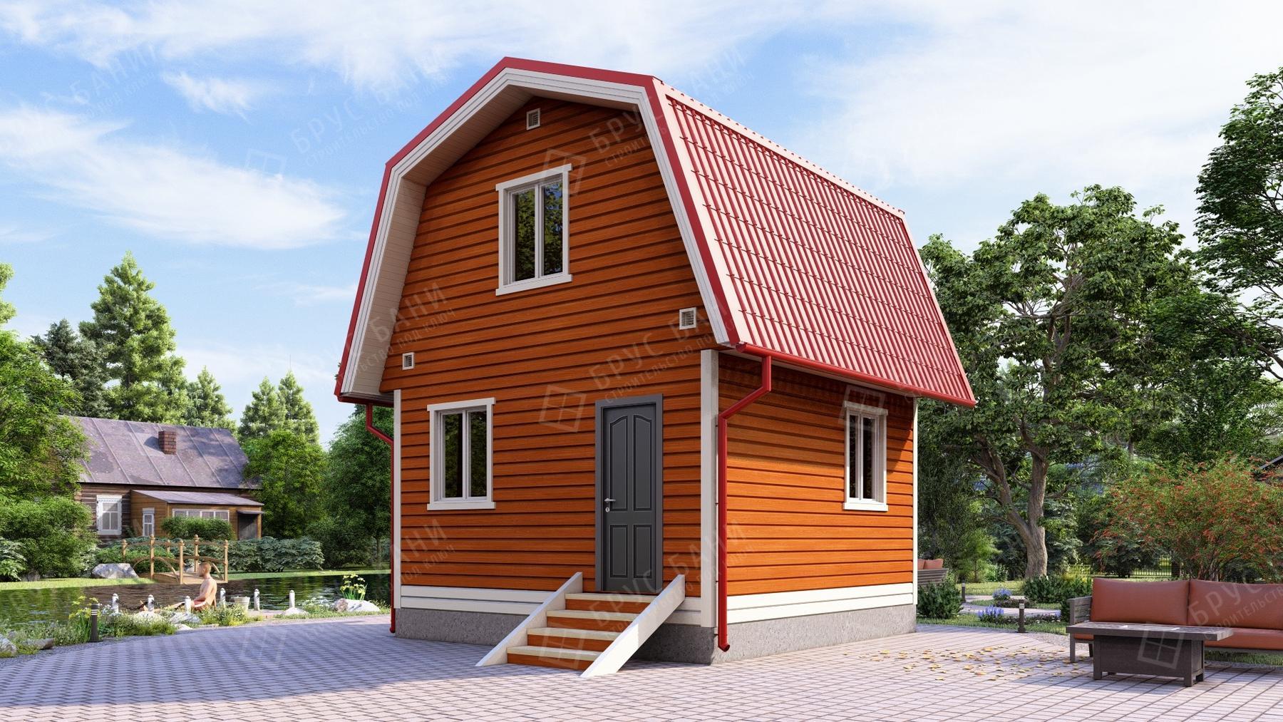 Дом из бруса 5x5