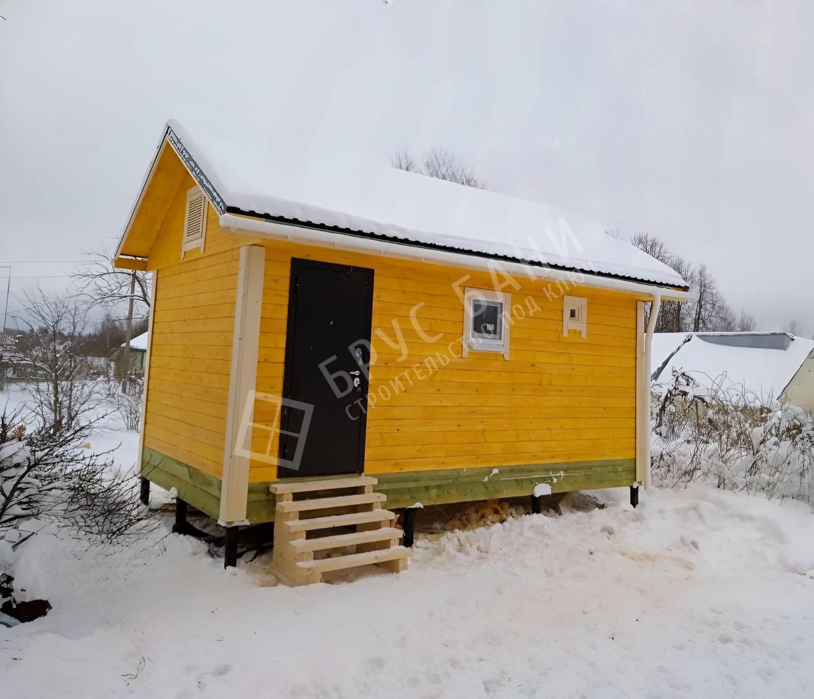 Баня из бруса 3х6 Владимир