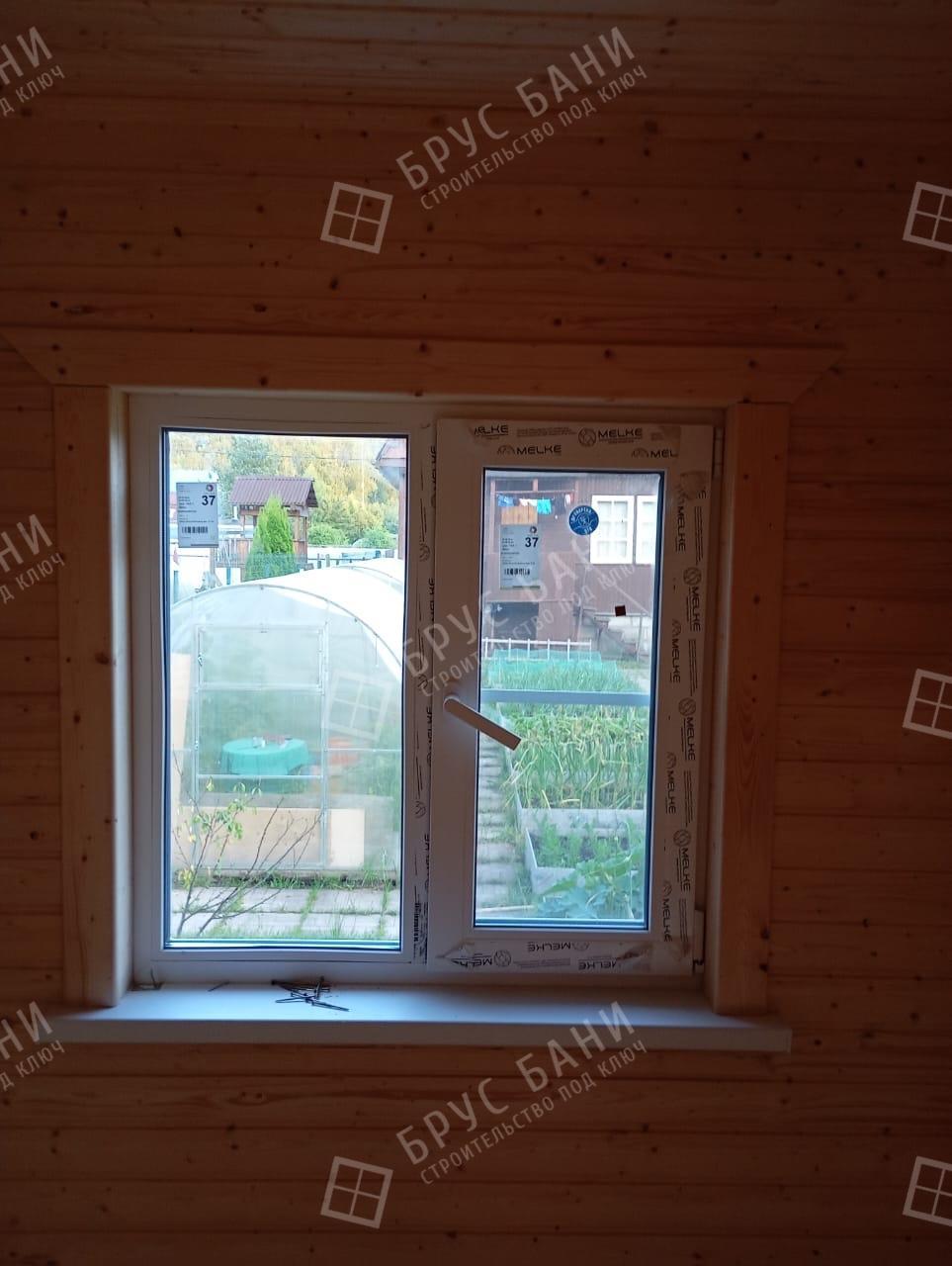 Окно в каркасной бане 4х6