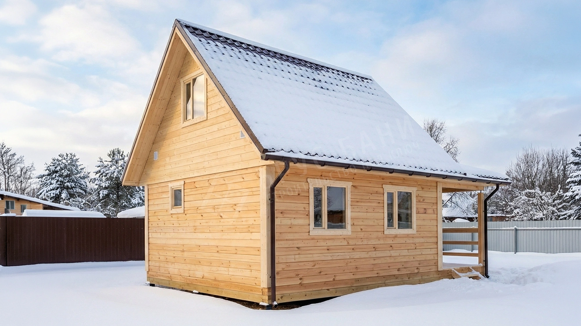 Баня из бруса 5х7 Ростов