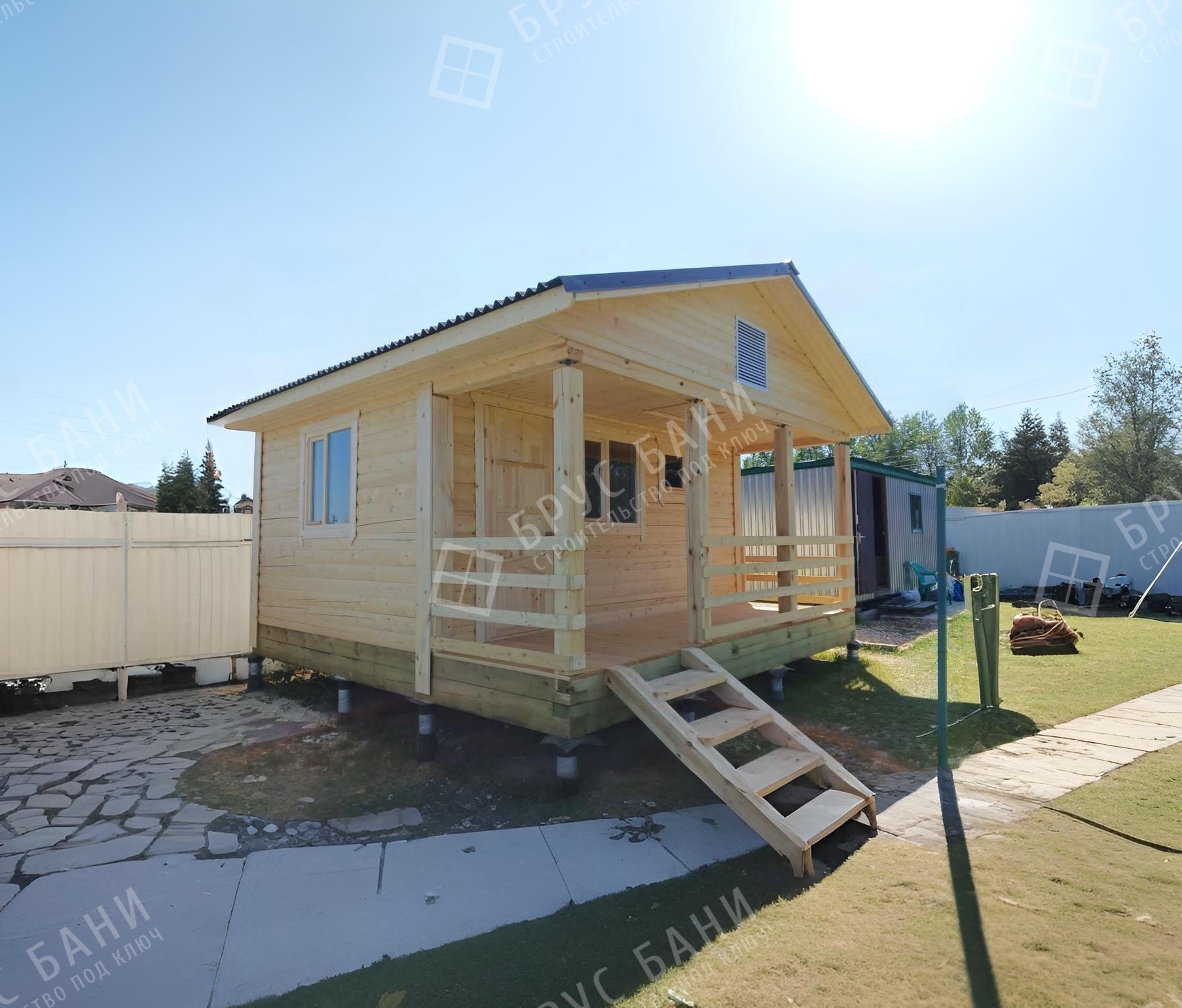 Баня из бруса  4.5х5 Тихорецк