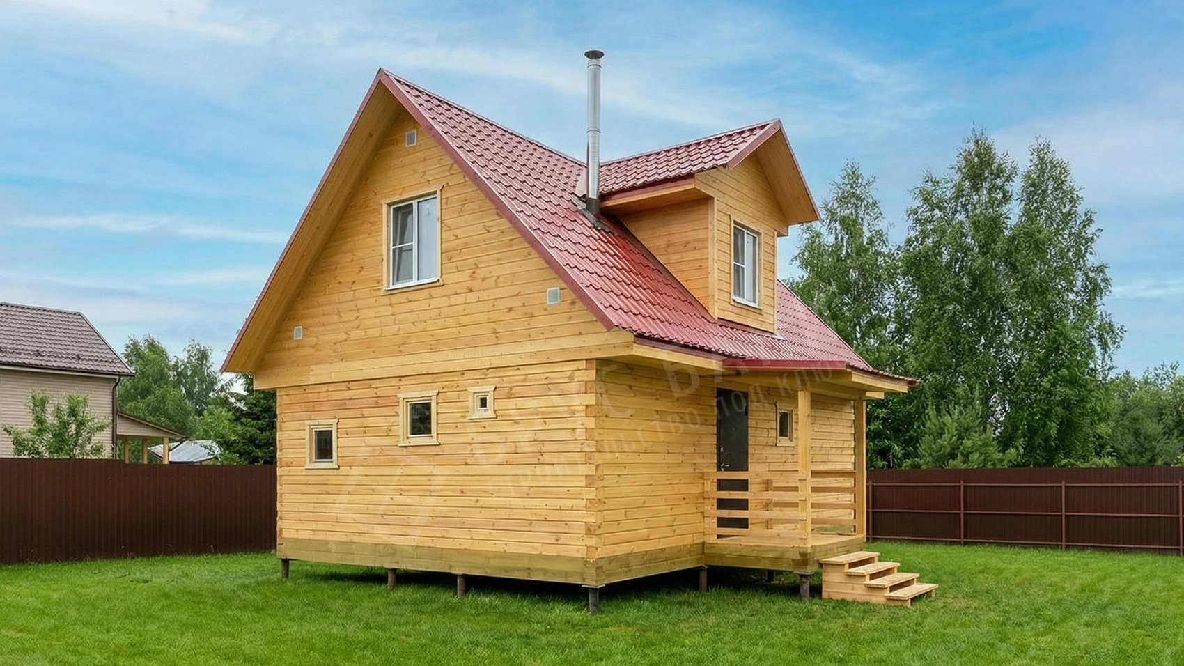 Баня из бруса 6х9 Сергиев Посад