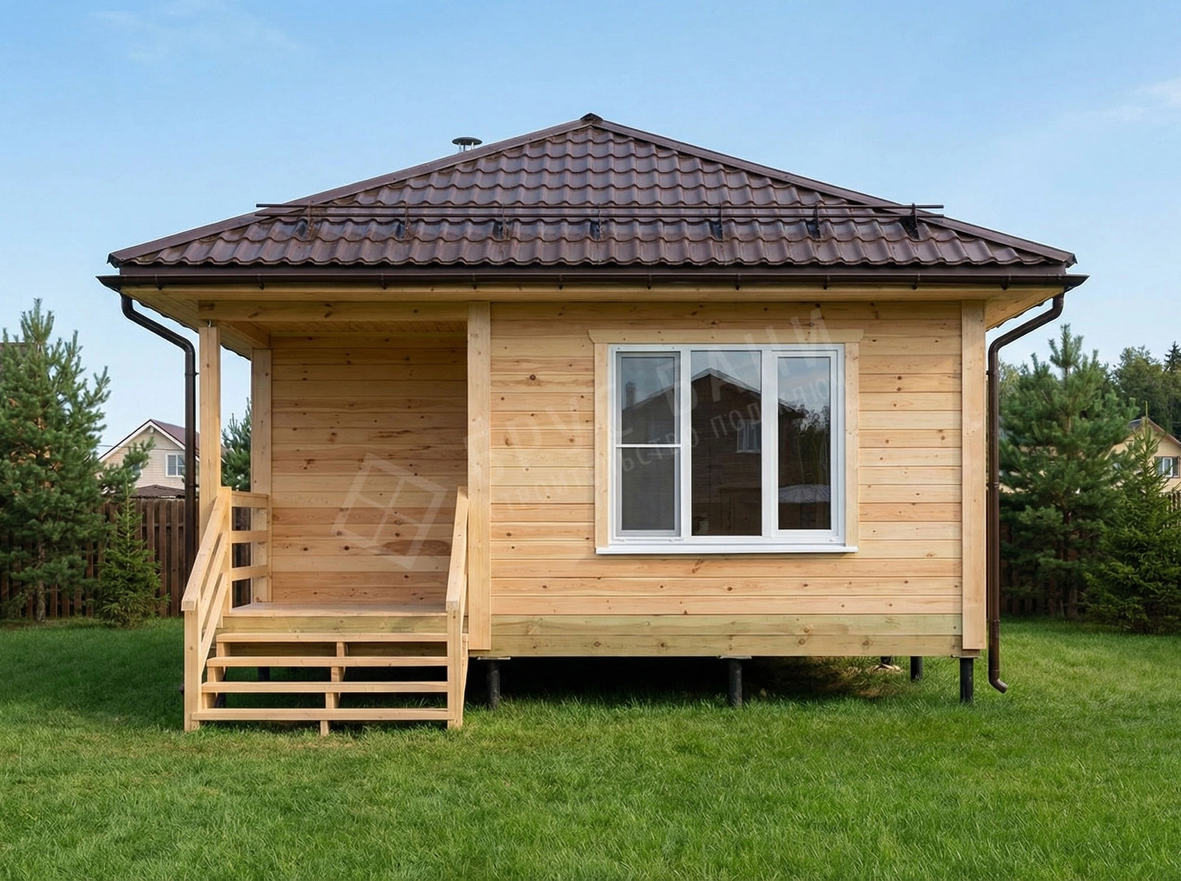 Баня из бруса 6х6