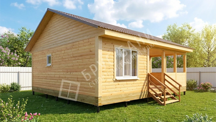 Дом из бруса 8х8 Ковров