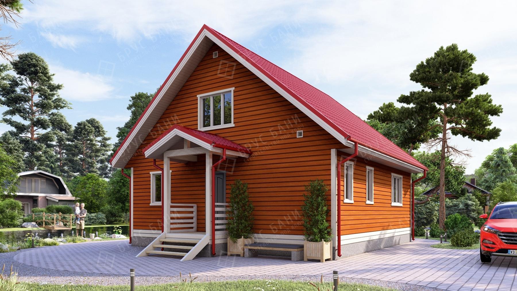Каркасный дом 9x9