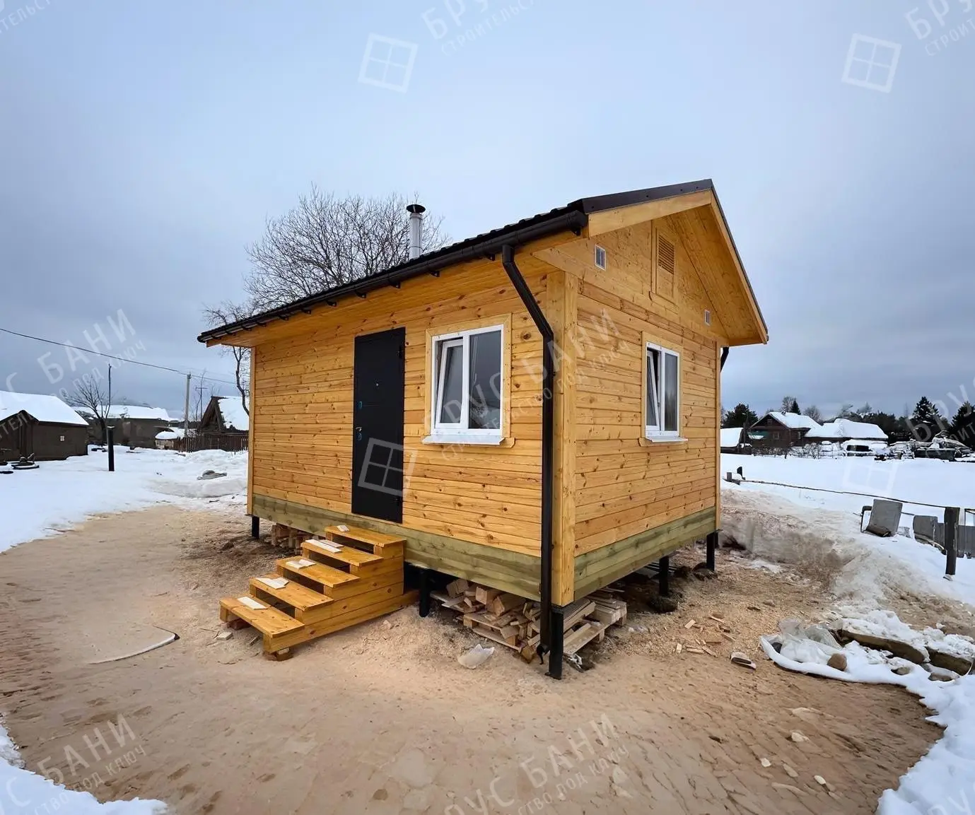 Баня из бруса 4х6