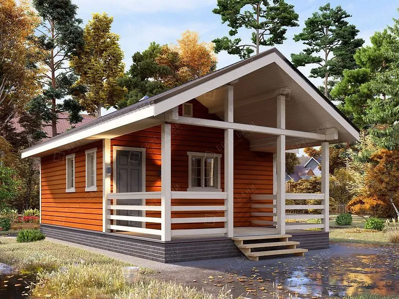 Баня из бруса Жуковский 6x9