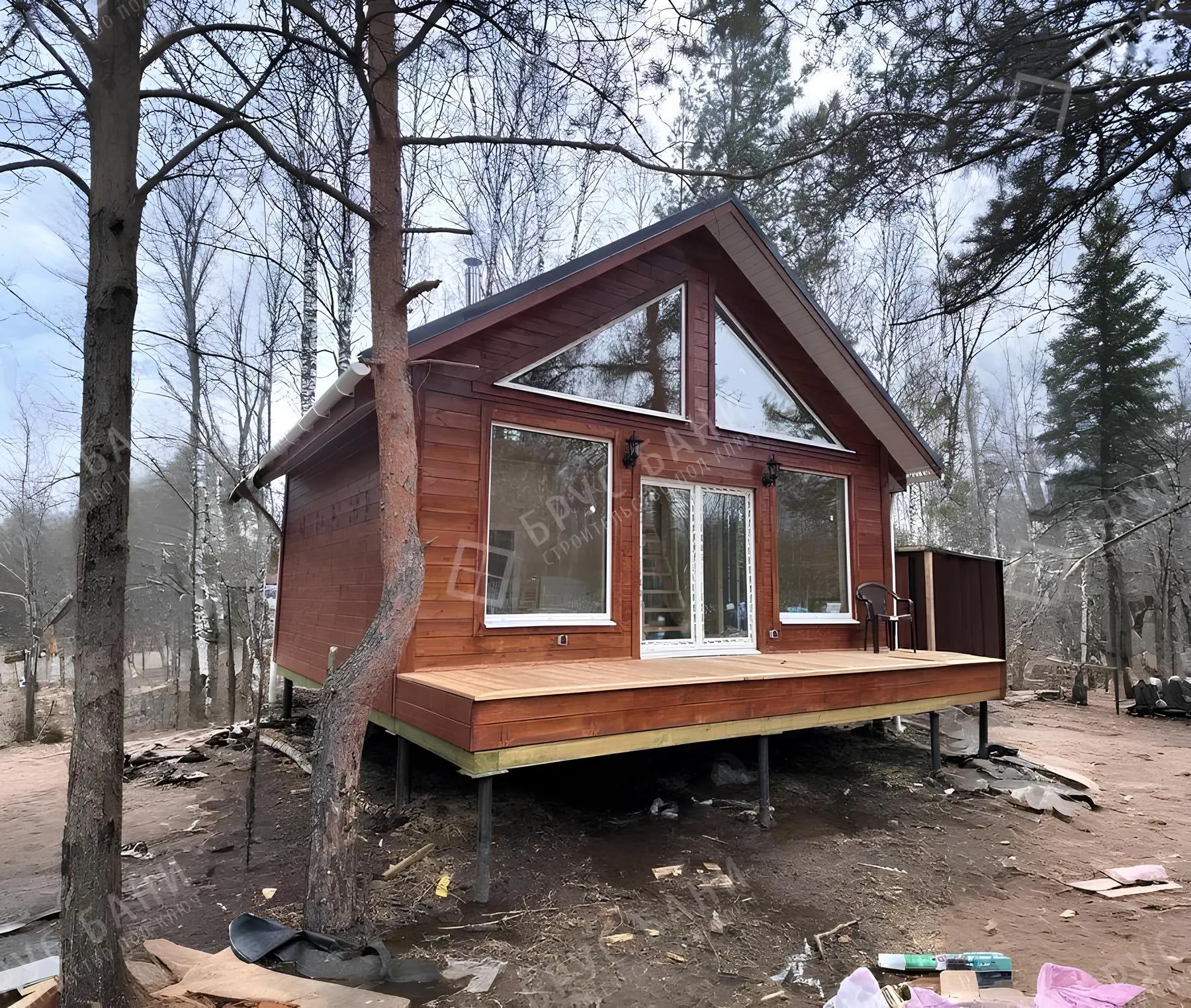 Каркасная баня 5х6. Номер договора 849593