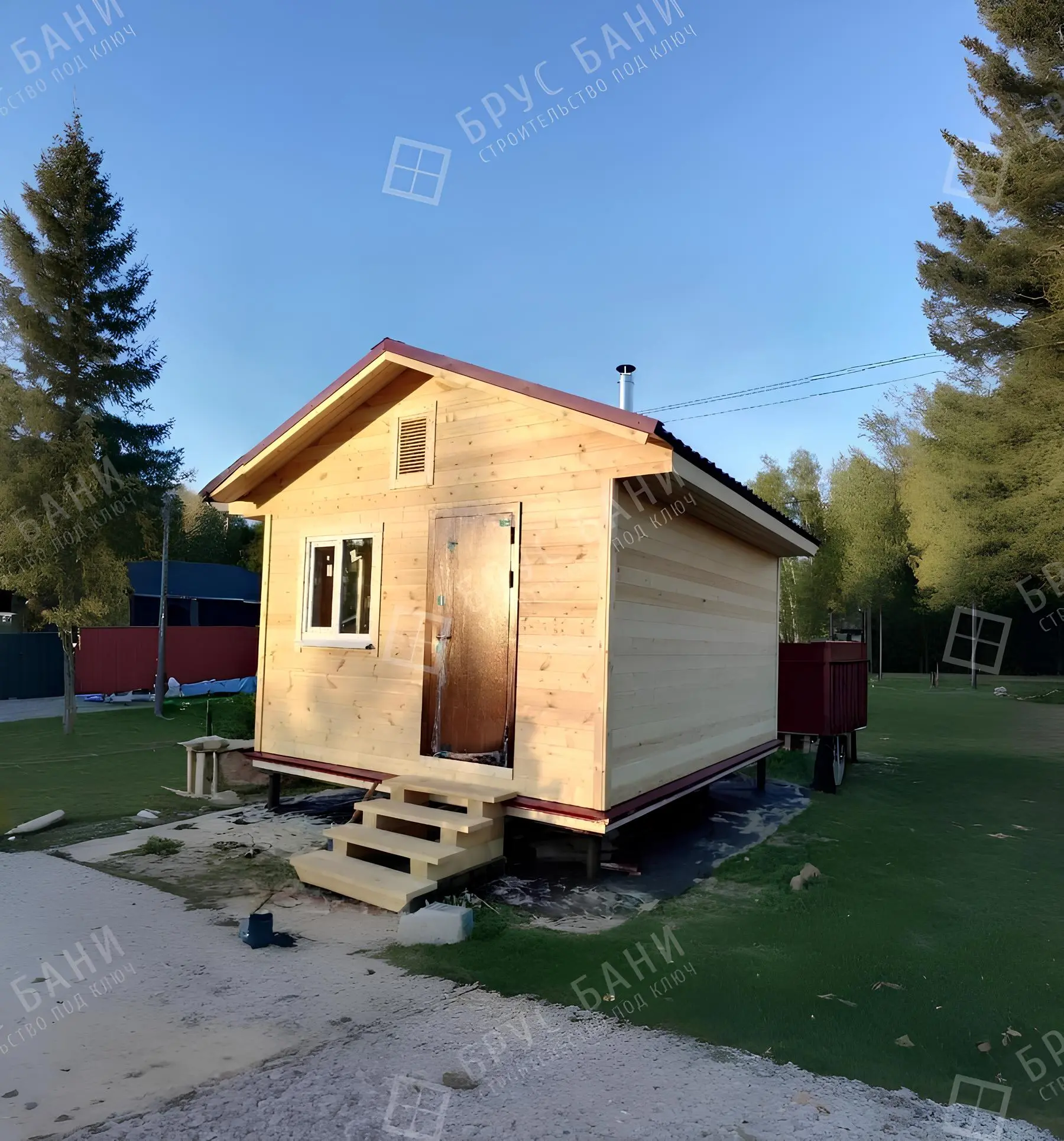 Каркасная баня 4х5. Номер договора 755183