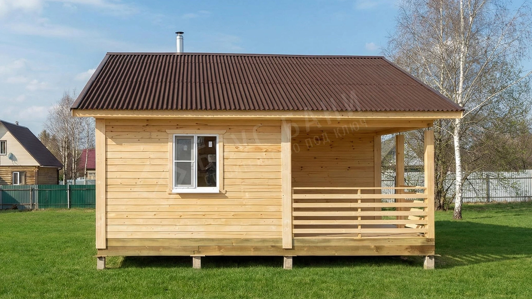 Баня из бруса 7х8 Светогорск