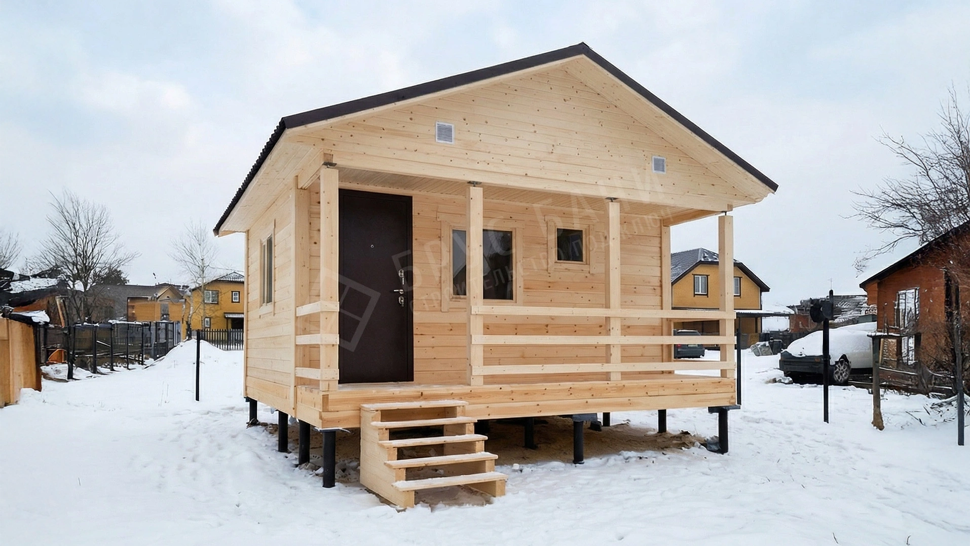 Баня из бруса 4.5х5 Тихорецк