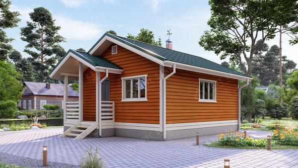 Баня из бруса Гвардейск 6x7