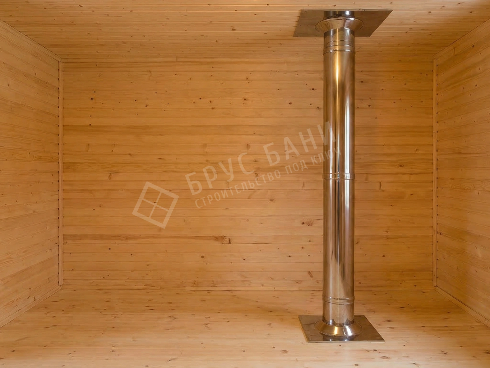 Дымоход мансардного этажа