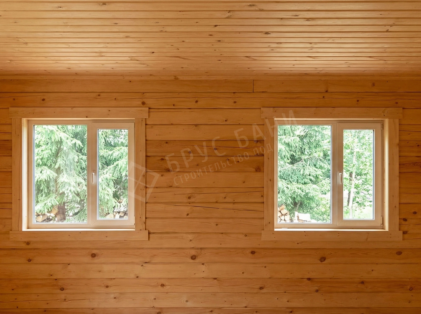 Окна в бане