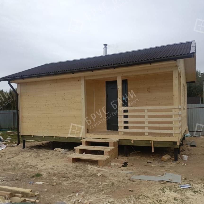 Каркасная баня 5х7 Скопин