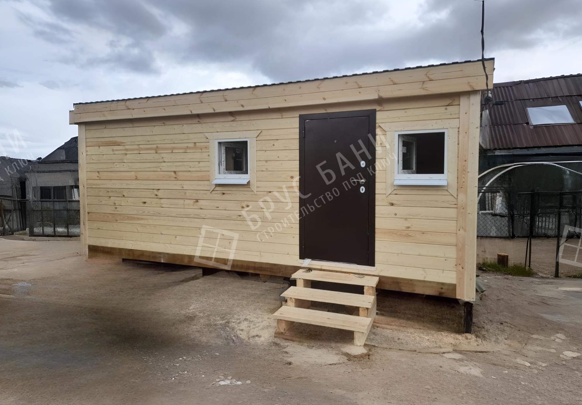 Готовая баня 2.3х6 Емеля